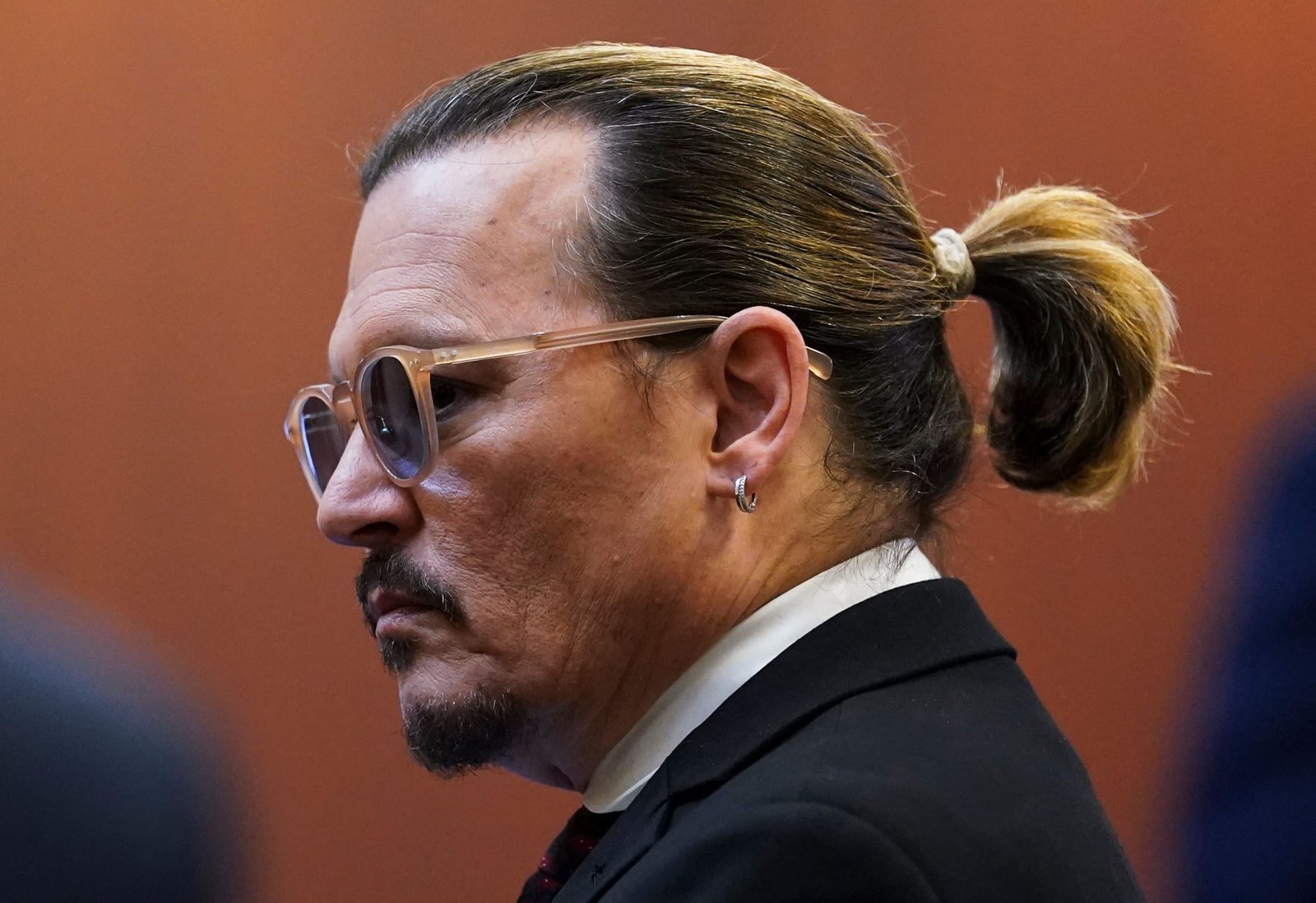 Johnny Depp ponytail